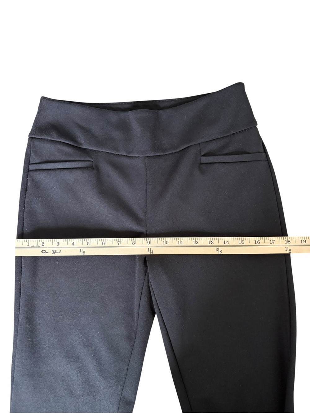 New York & Company Black Bootcut Ponte Pants Size S Tall - Picture 4 of 8